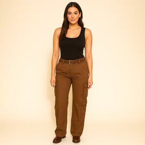 Refuge Low-Rise Cargo Pants – Y2K Streetwear Vibes Size Med